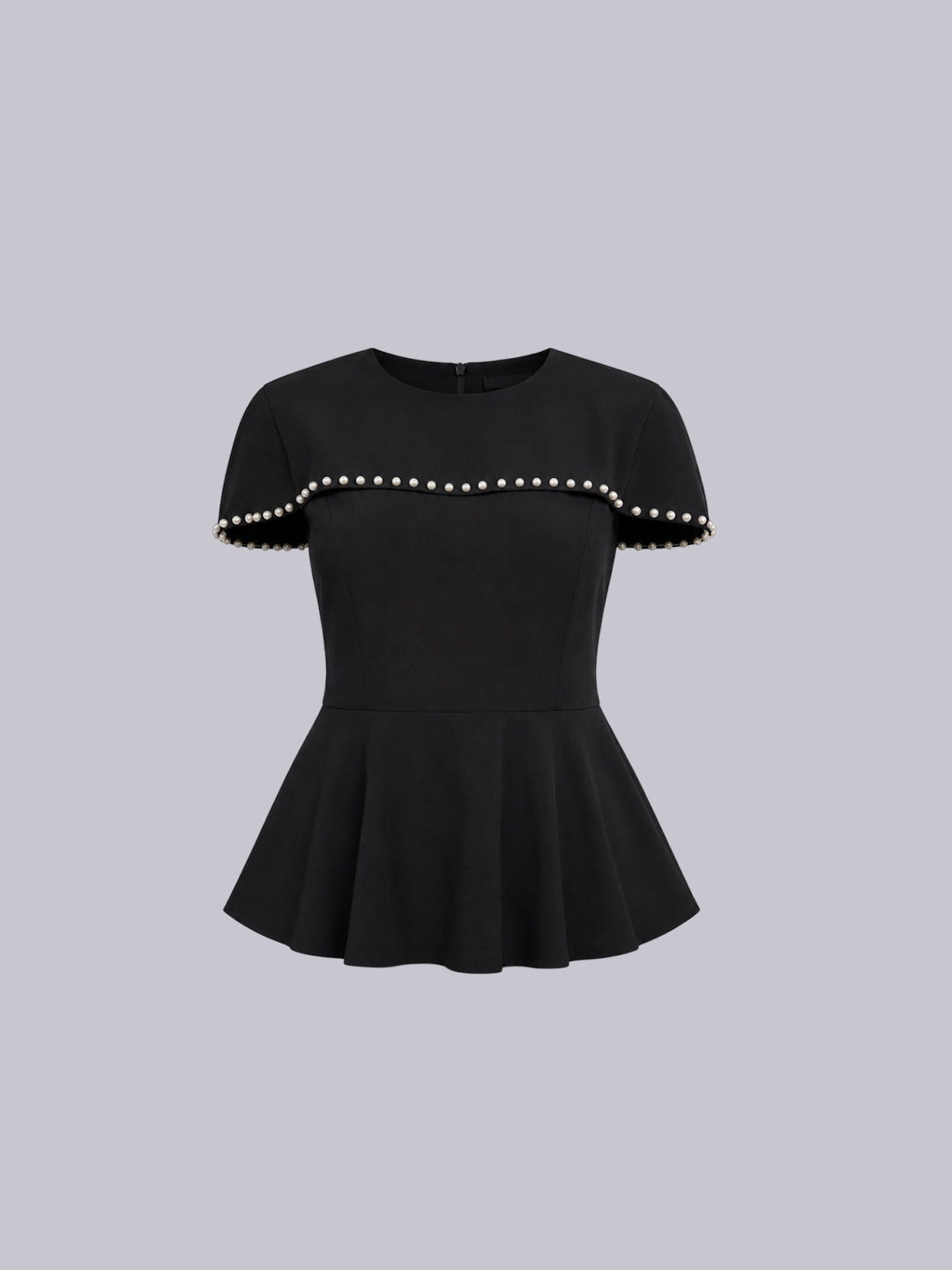 Black embellished women's top