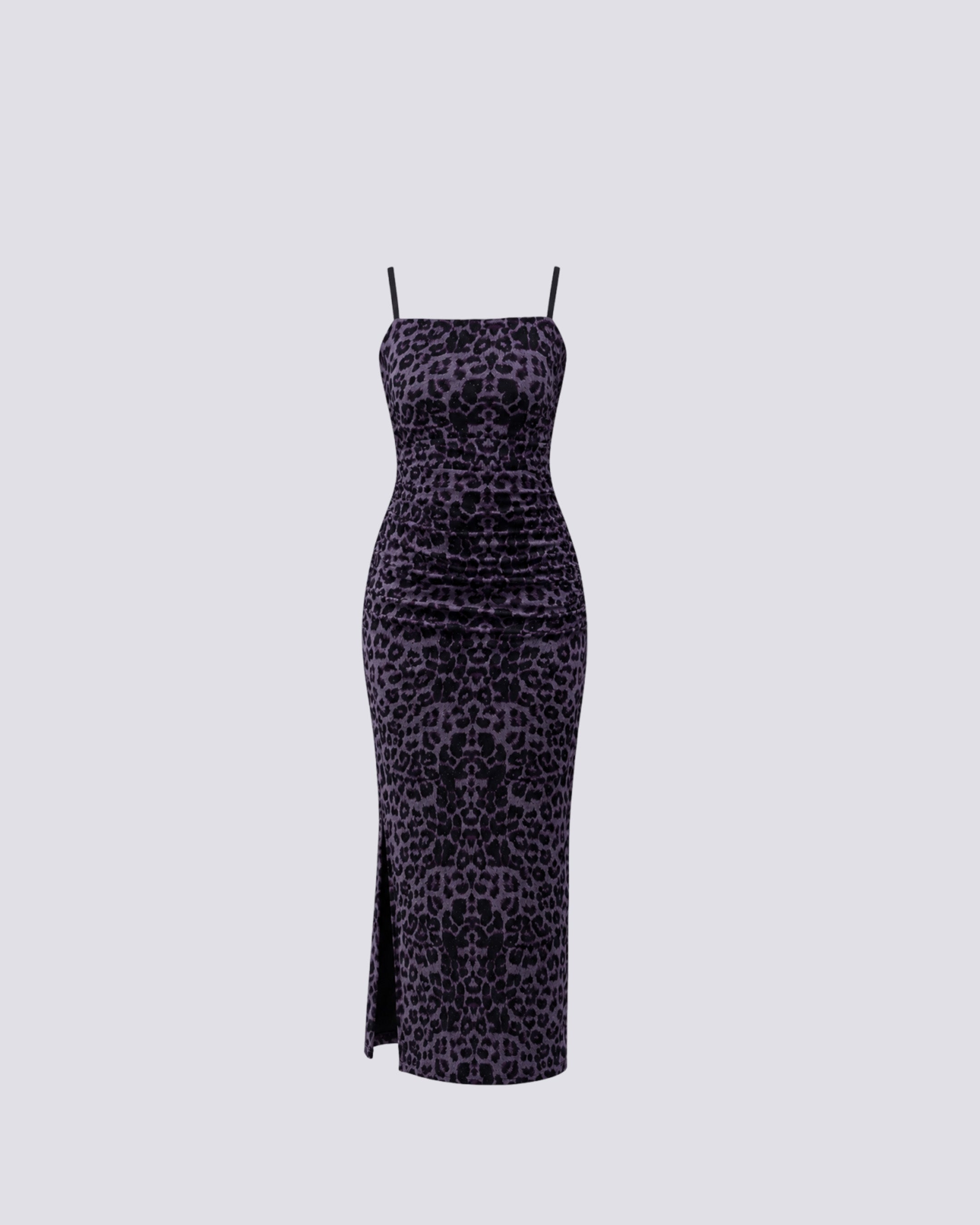A sleeveless, bodycon midi dress.