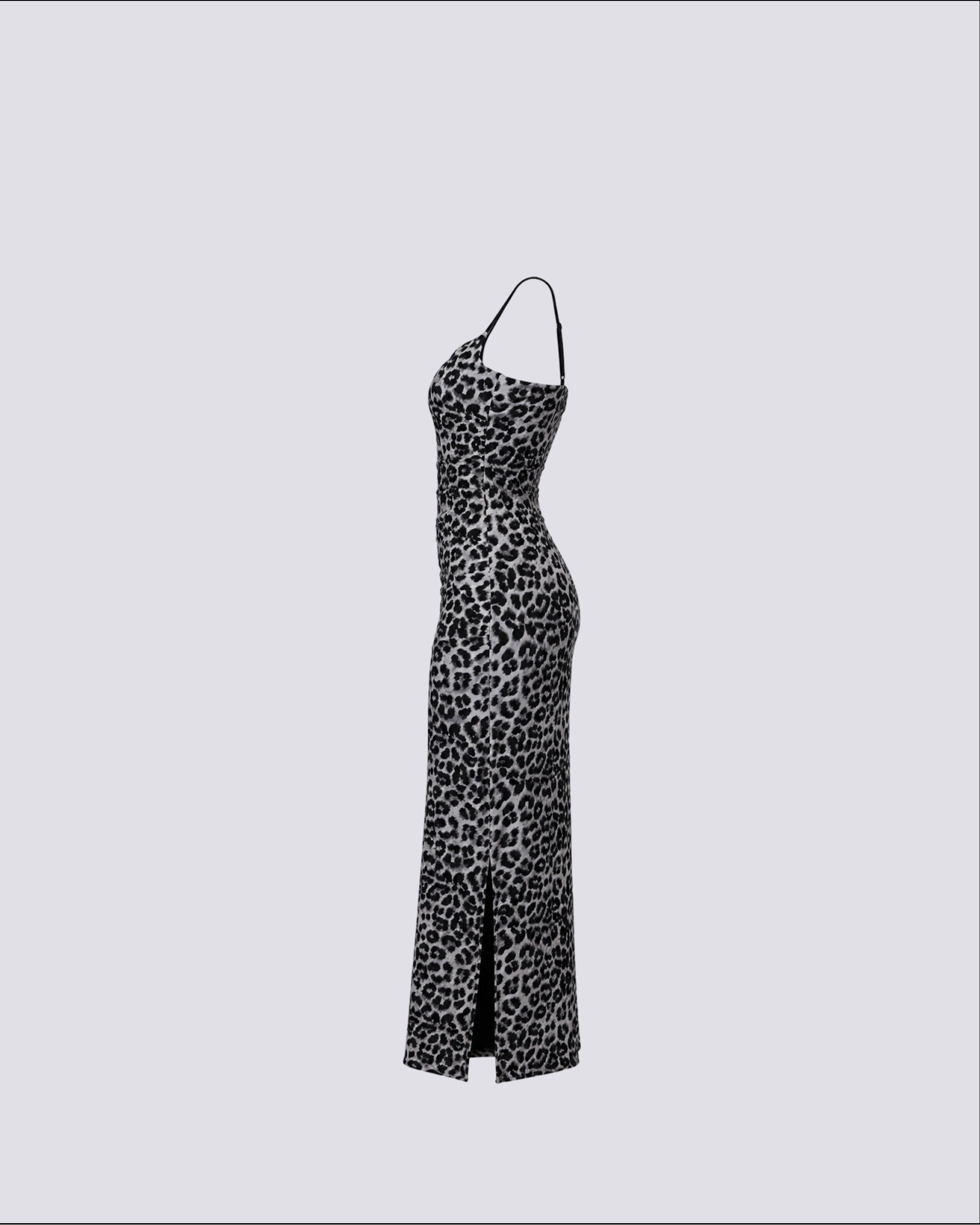 A sleeveless, bodycon maxi dress